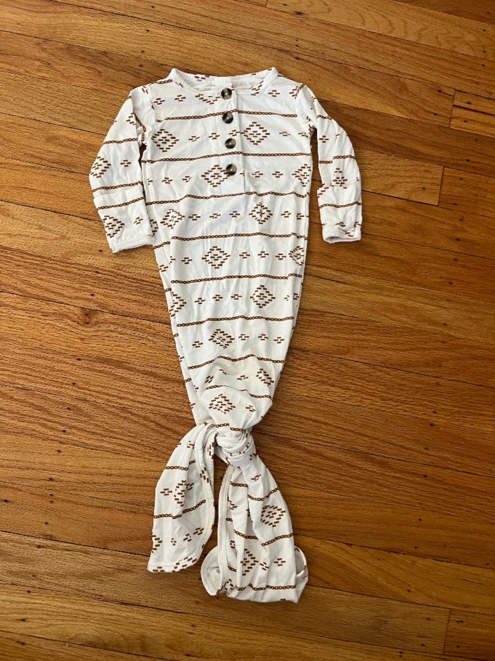 Lou Lou & Company Knotted Newborn Gown